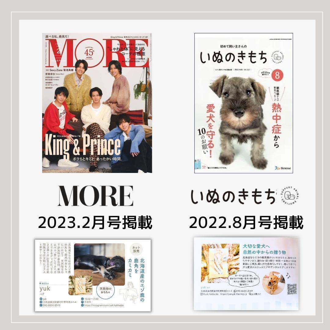 【遊び比べセット】　大型犬用　四つ割り＆半割り＆一本物　犬のおもちゃ　鹿の角