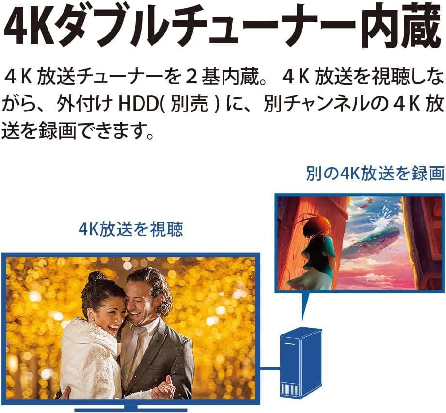 F035 SHARP　65型　有機EL　テレビ　4Kチューナー内蔵