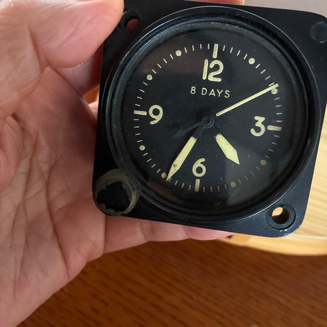 ウォルサム　コックピット　クロック　Waltham 8 Daysビンテージ