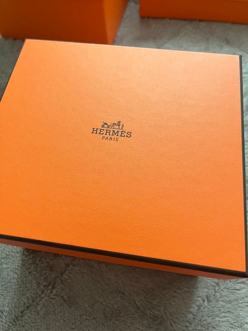HERMES ギフト箱 オレンジ色 3点セット