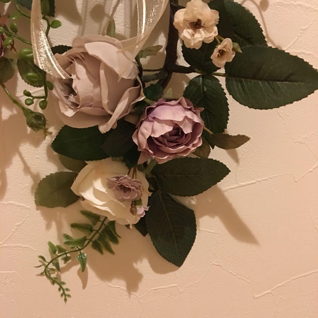 アートフラワースワッグ❣️フレンチな薔薇