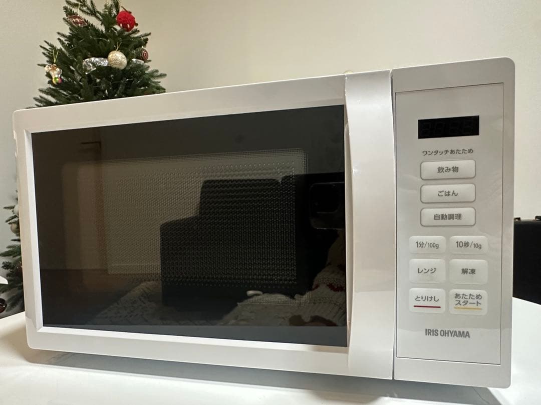 電子レンジ 17L 単機能 アイリスオーヤマ ターンテーブル