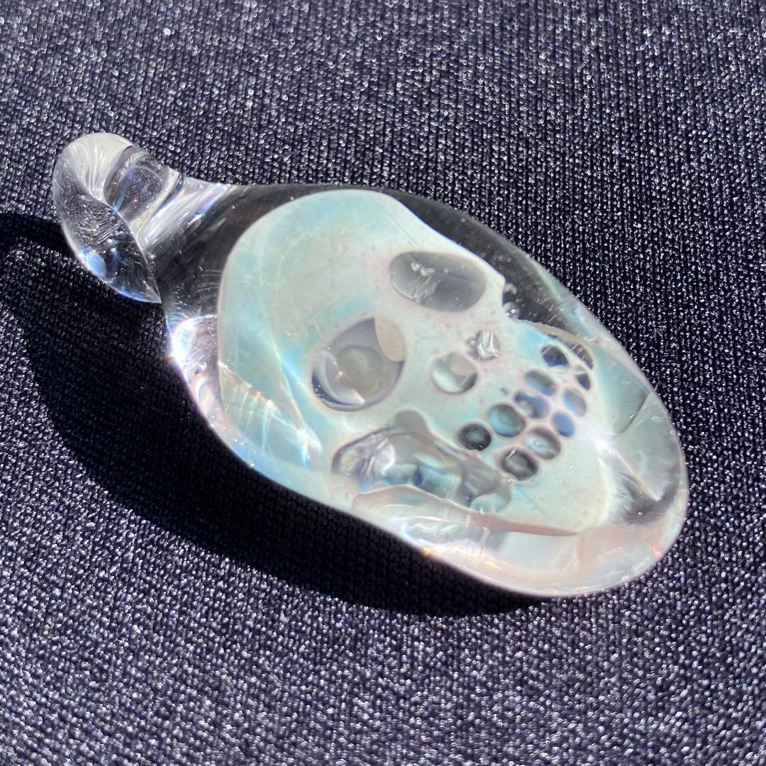 XODAS ペンダント　ボロシリケイトガラス　Bob Skull A