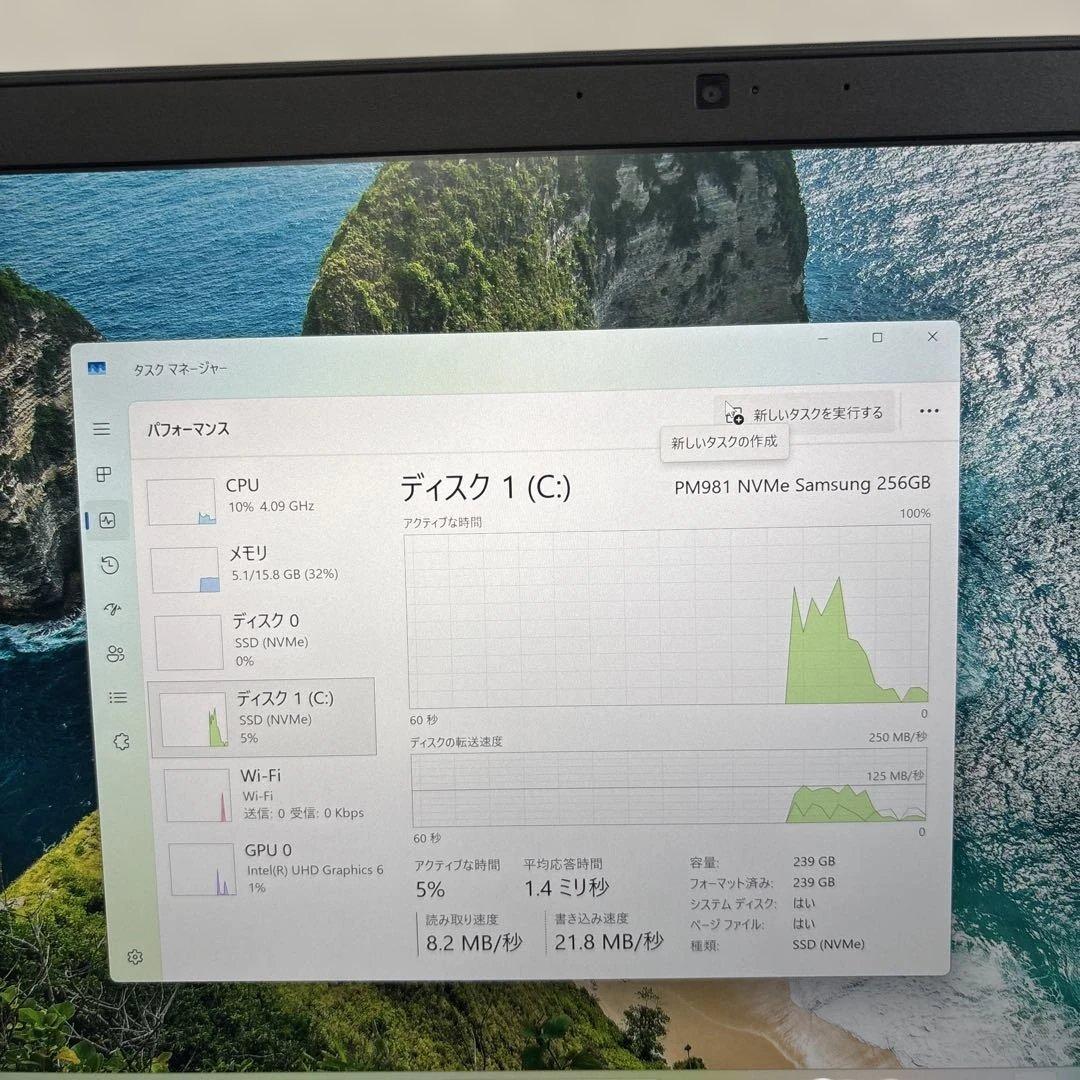 DELL Precision 7530/i7-8750H/メモリ16GB
