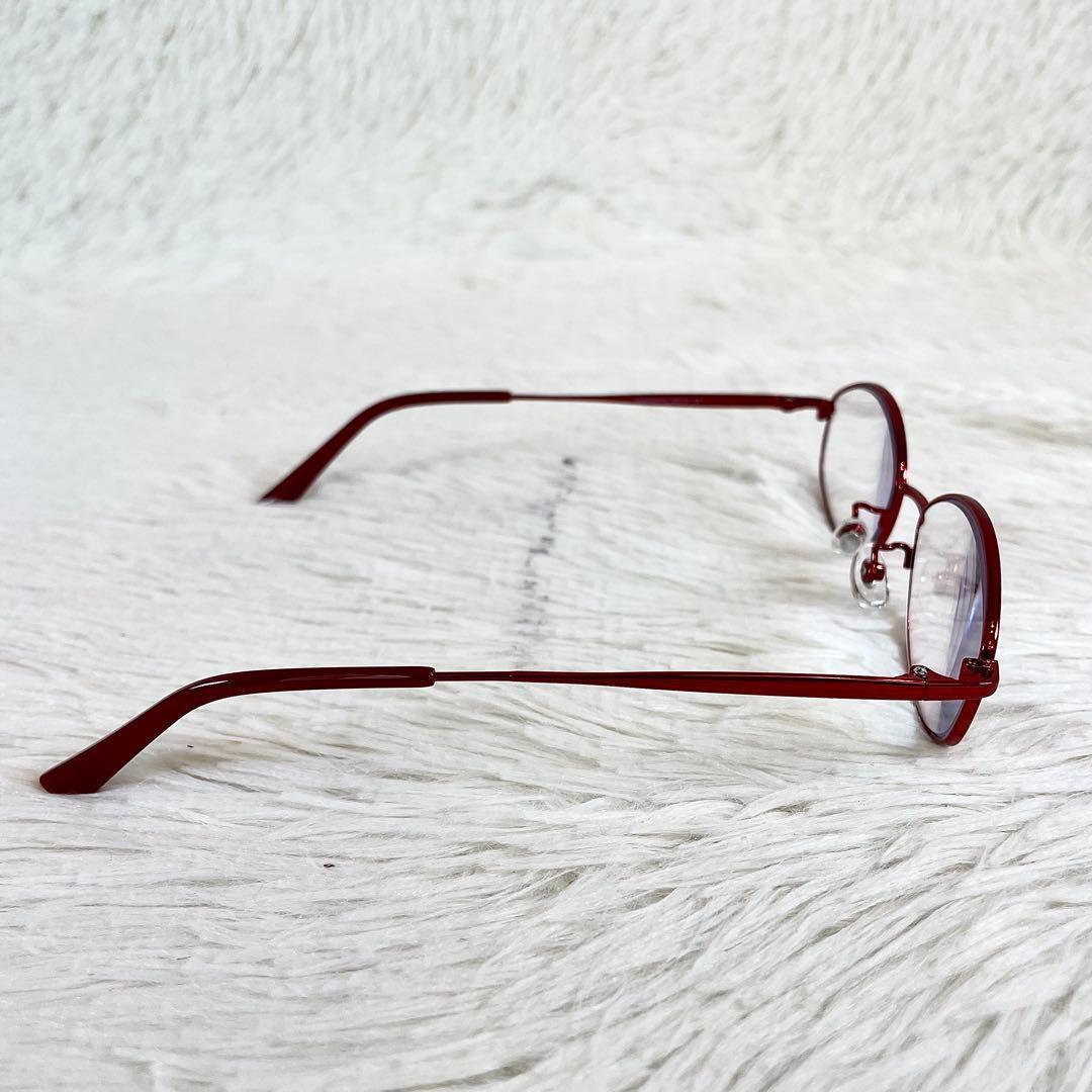 極美品　PINT GLASSES　PG-703-RE　老眼鏡　レッドフレーム
