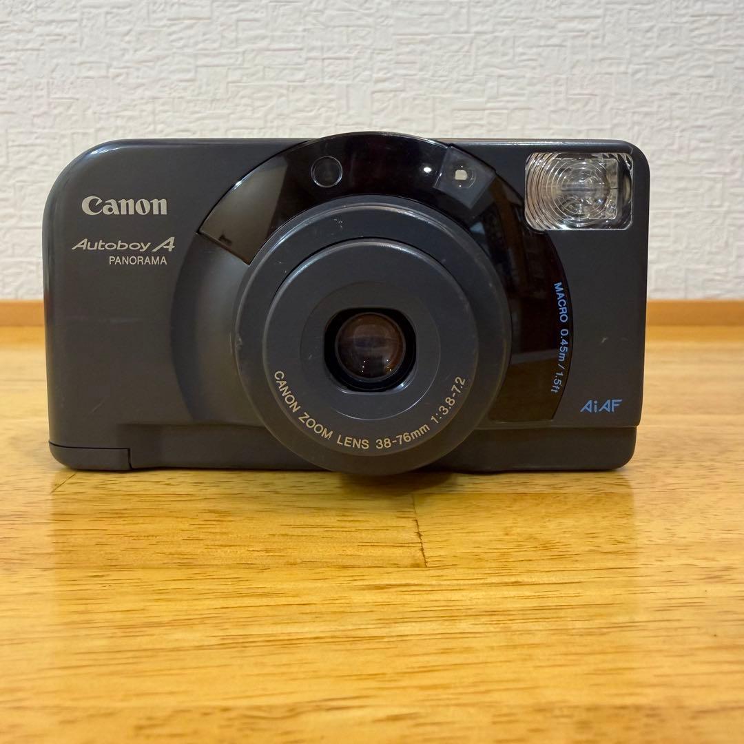 【動作品】Canon Autoboy A パノラマ コンパクトフィルムカメラ