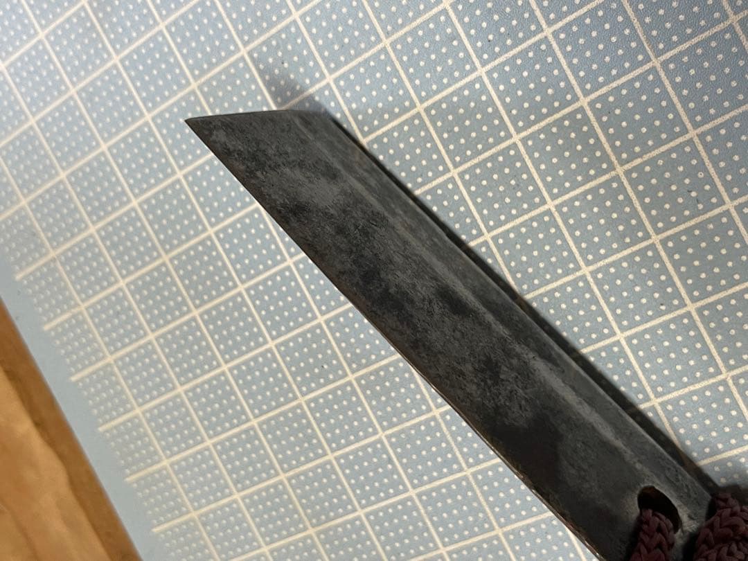 残欠　【m897 日本刀　骨董　アウトドア　キャンプ　料理　ナイフ　ナタ　鉈 】