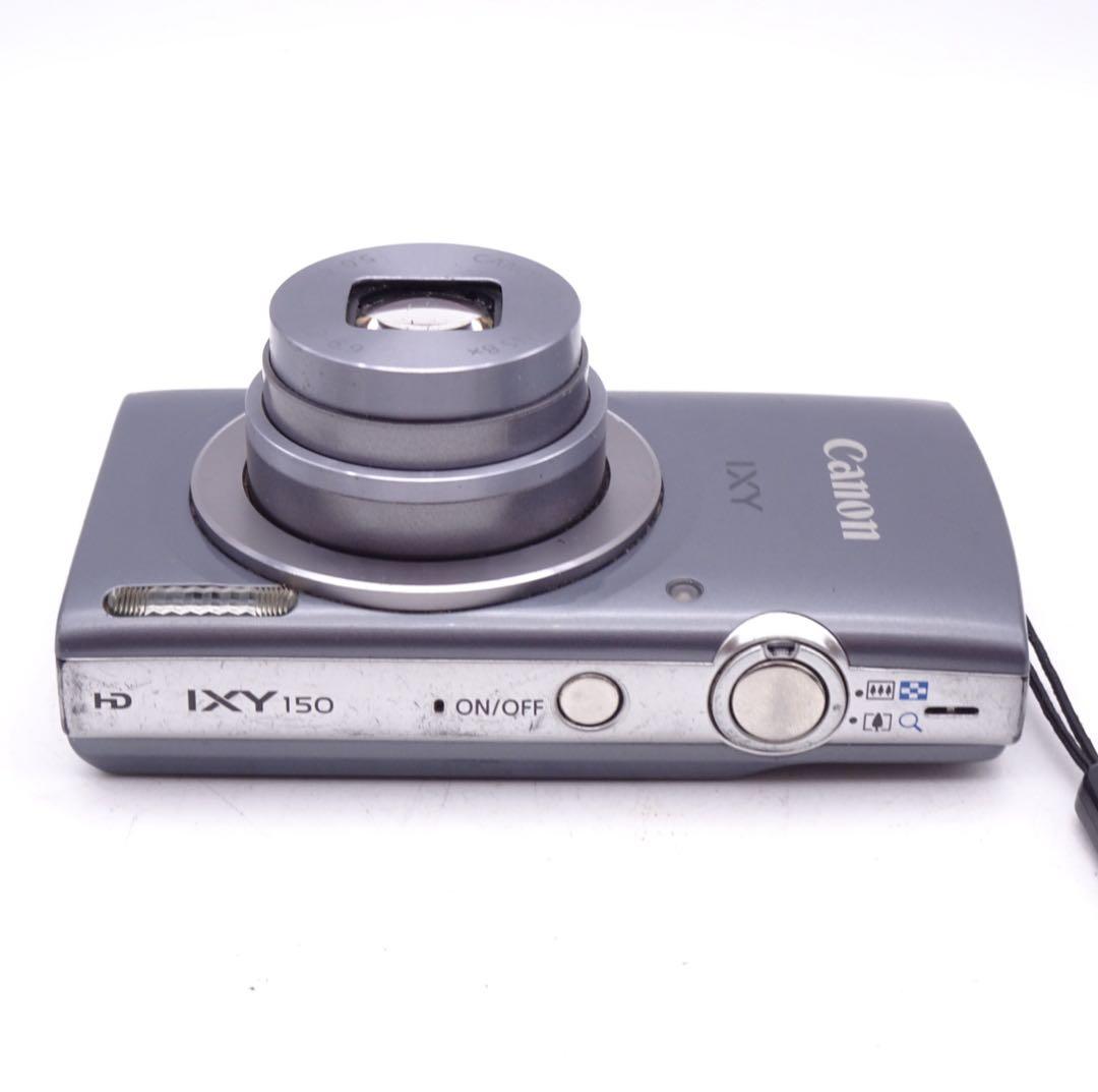 【動作確認済】 Canon IXY 150 グレー PC2197 デジカメ