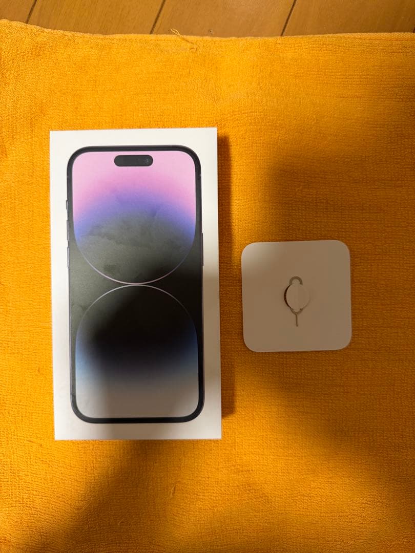 iPhone14Pro 128GB ディープパープル 本体 不具合なし 箱あり