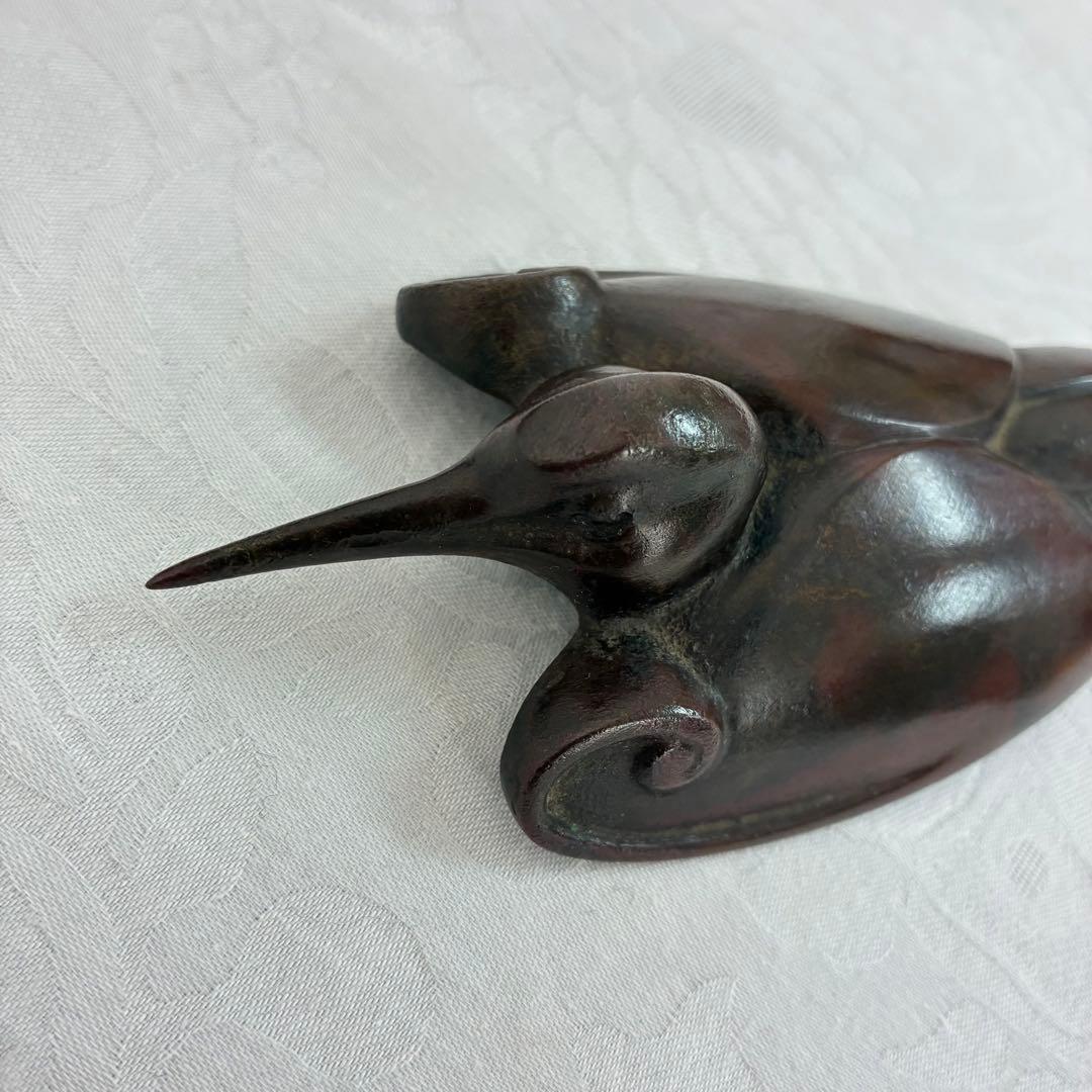 香炉 鳥薫香炉 水鳥 鶴 白鳥 銘入り 香道具 茶道具 装飾品 工芸品 美術品