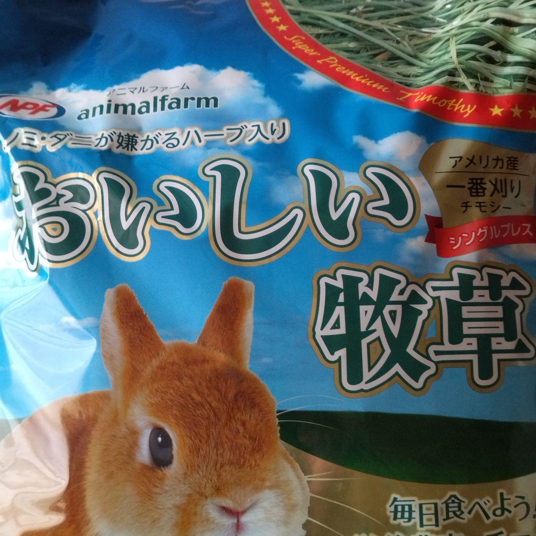 ６袋セット　おいしい牧草 animalfarm ウサギ用大容量　チモシー