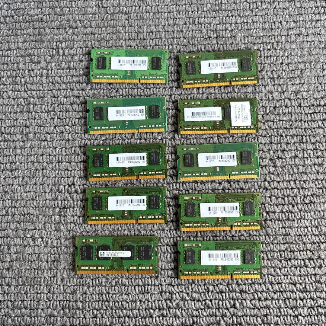 SAMSUNG ノートパソコン用　メモリ4GB×10枚　#B25-14y