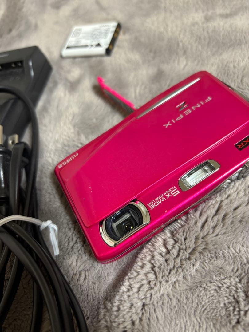 Fujifilm FinePix Z ピンク本体バッテリー充電器説明書動作確認済