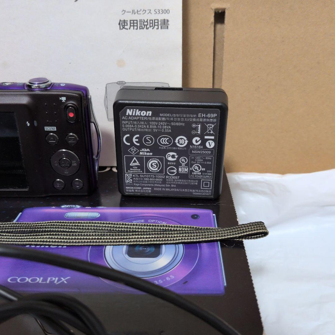 [動作確認済み]Nikon Coolpix s3300 パープル