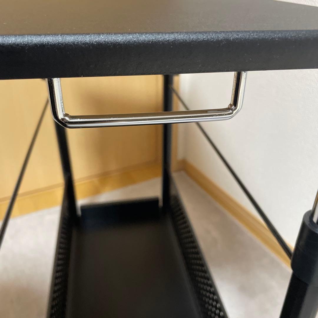 Bauhutte 昇降式Ｌ字デスク スタンダード BHD-670H-BK