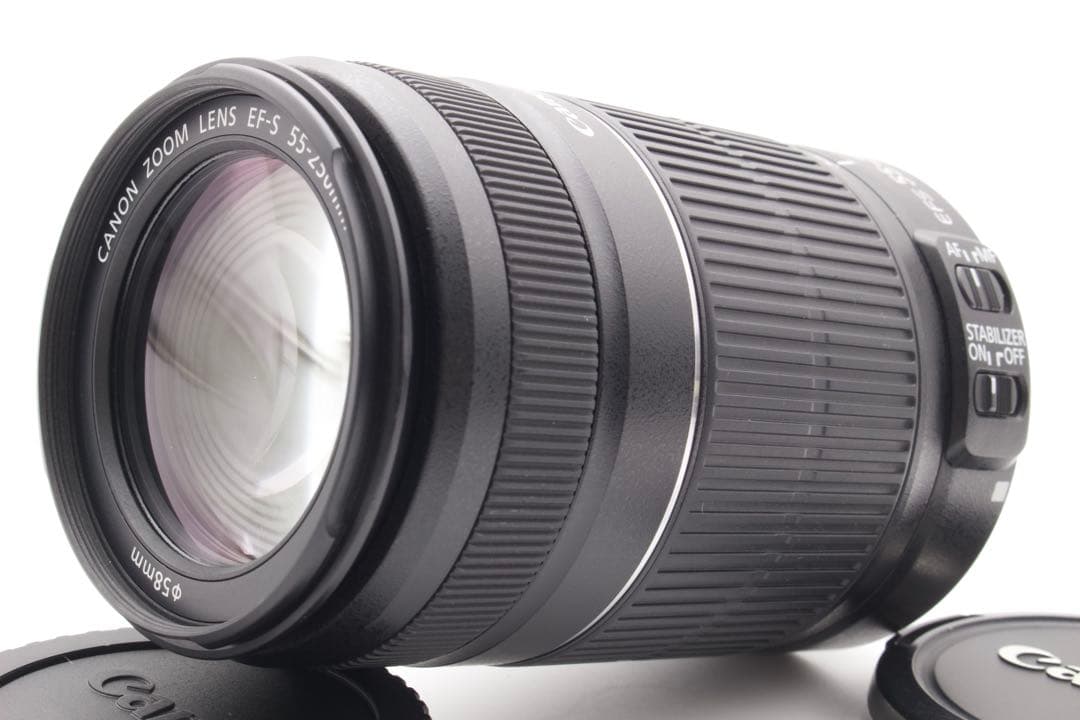 美品❣️Canon EF-S 55-250mm F4-5.6 IS Ⅱ 手ぶれ補正