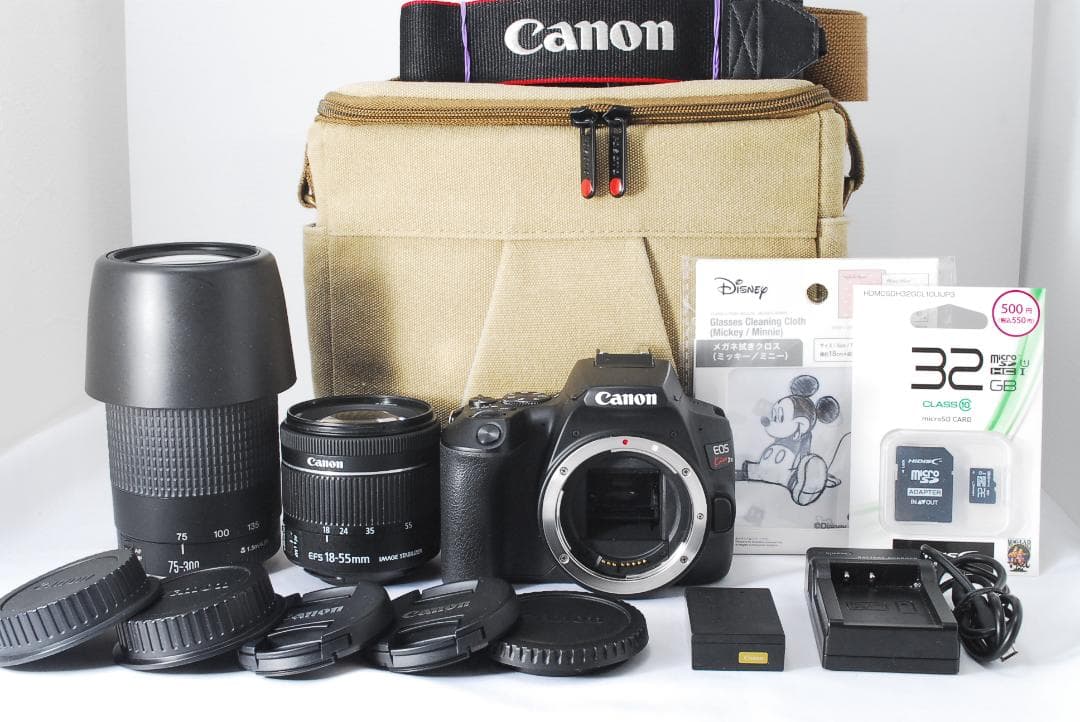 運動会に⭐️Canon EOS Kiss X10 ダブルズーム カメラバッグ付き