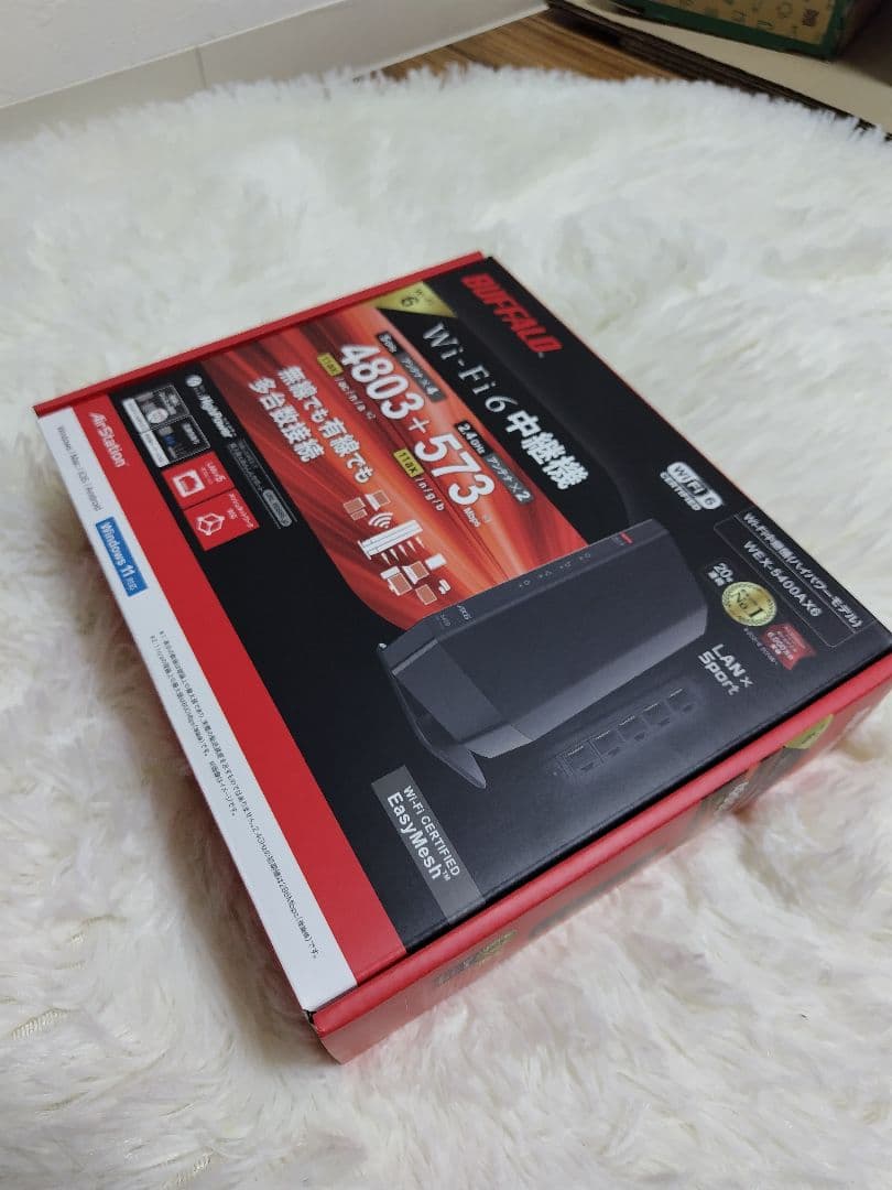 【美品】BUFFALO　無線LAN/ルーター　 WEX-5400AX6