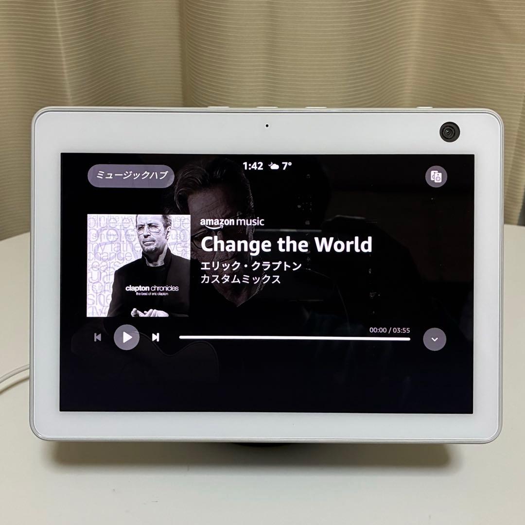 【最短当日発送】極美品 Echo Show 10 第3世代 ホワイト 動作確認済