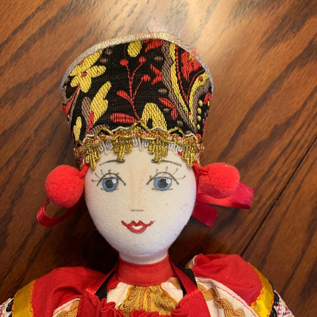 ロシアの伝統衣装 人形　約54cm