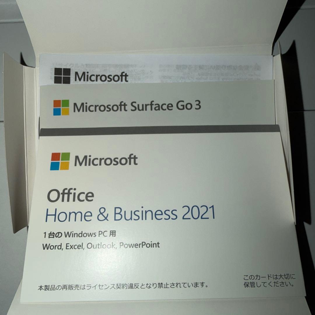 Surface Go3メモリ8GB容量128GB キーボード 箱 ライセンス付き