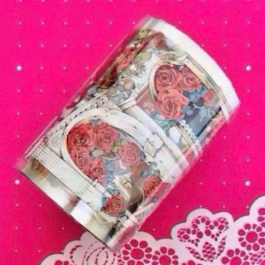 ♡SALE♡贝壳光 7cm×10m 蔷畔书香 海外マスキングテープ　バラ