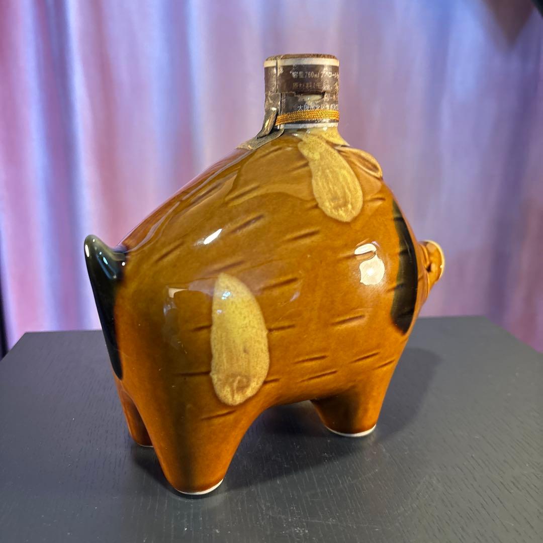 希少 未開栓 サントリーオールドウイスキー 豚型ボトル 750ml