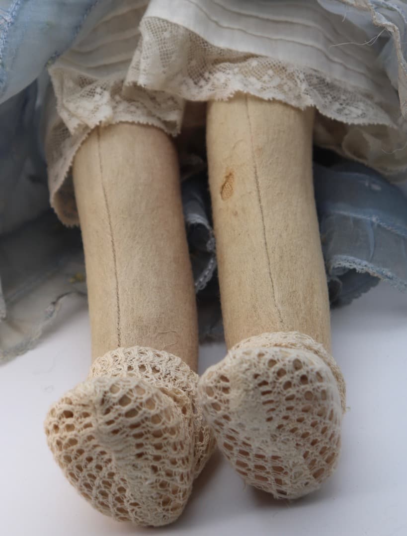 アンティーク・レンチ・ドール 45cm 虫喰いあり LENCH DOLL