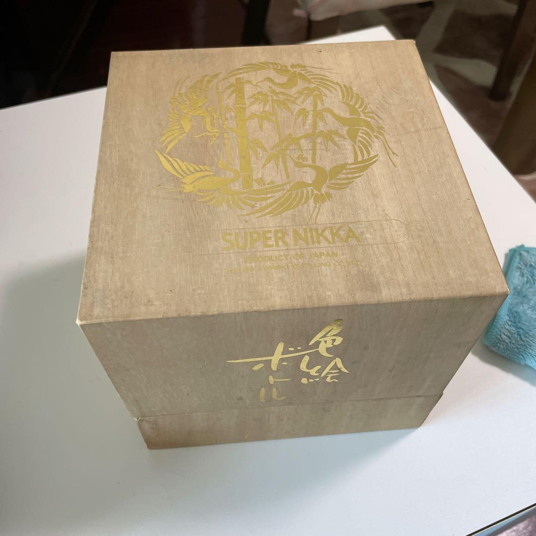 3-40年前限定物　【未開栓】ニッカ 陶器　有田焼 色絵ボトル ウイスキー 特級