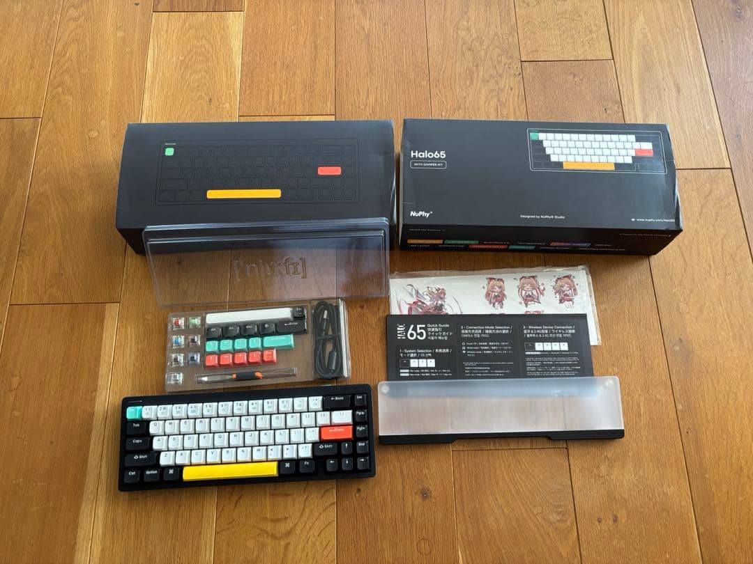 廃盤品 Nuphy Halo65 メカニカルキーボード