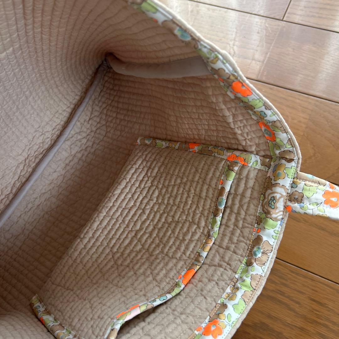 感謝価格‼️レッスンバッグ　ハンドメイド　ヌビキルト×リバティ