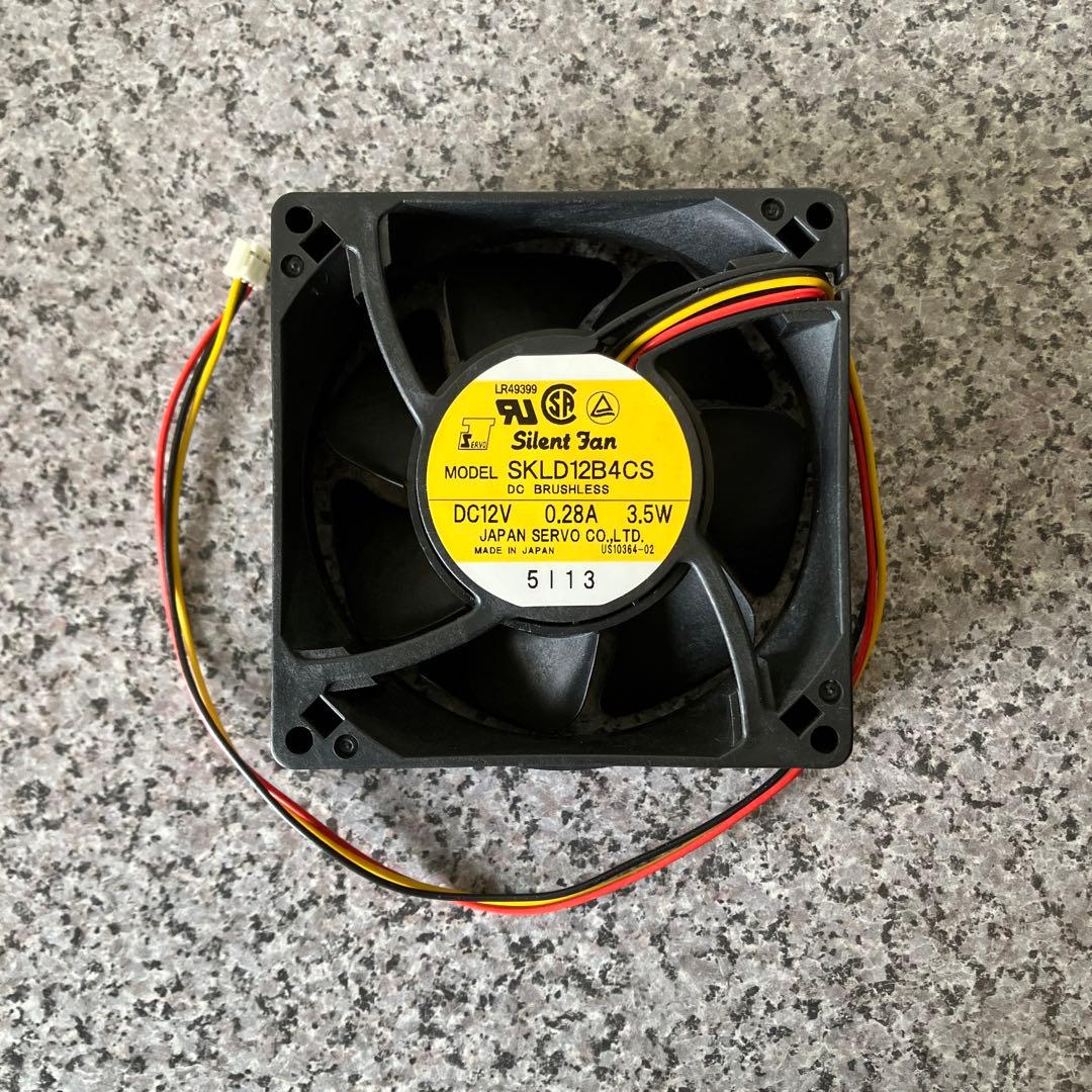 冷却ファン　サイレントファン　DC12V 0.28A 3.5W 【7個セット】