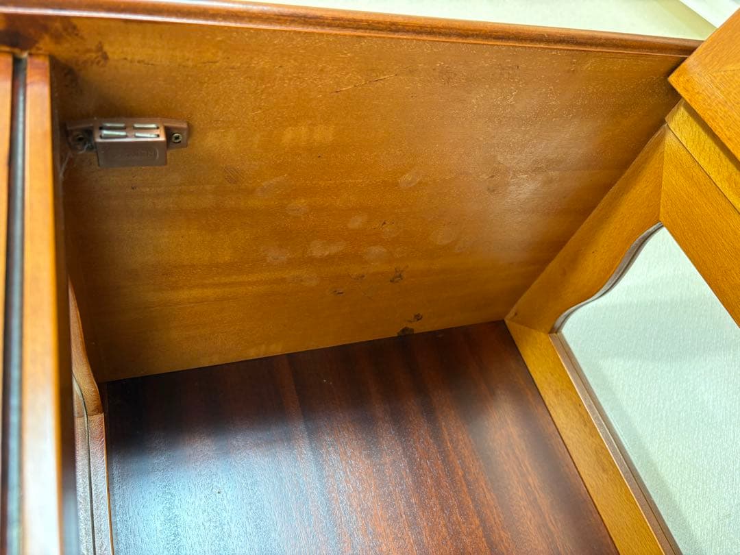 姫路発 ガラスキャビネット 猫脚 キャビネット コレクションケース
