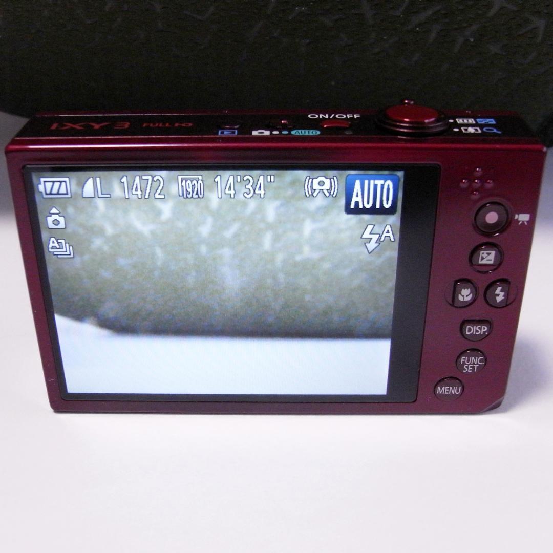 Canon IXY3 レッド コンパクト デジタルカメラ
