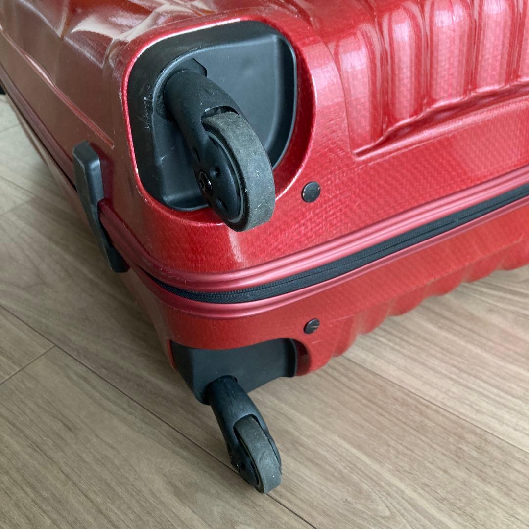 Samsonite サムソナイト コスモライト スーツケース 68ℓ 超軽量 赤