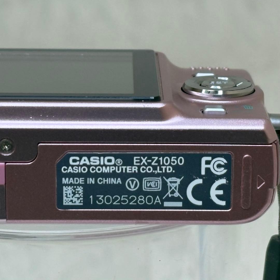CASIO カメラ　EX-Z1050 充電器　ピンク　コンデジ　動作品