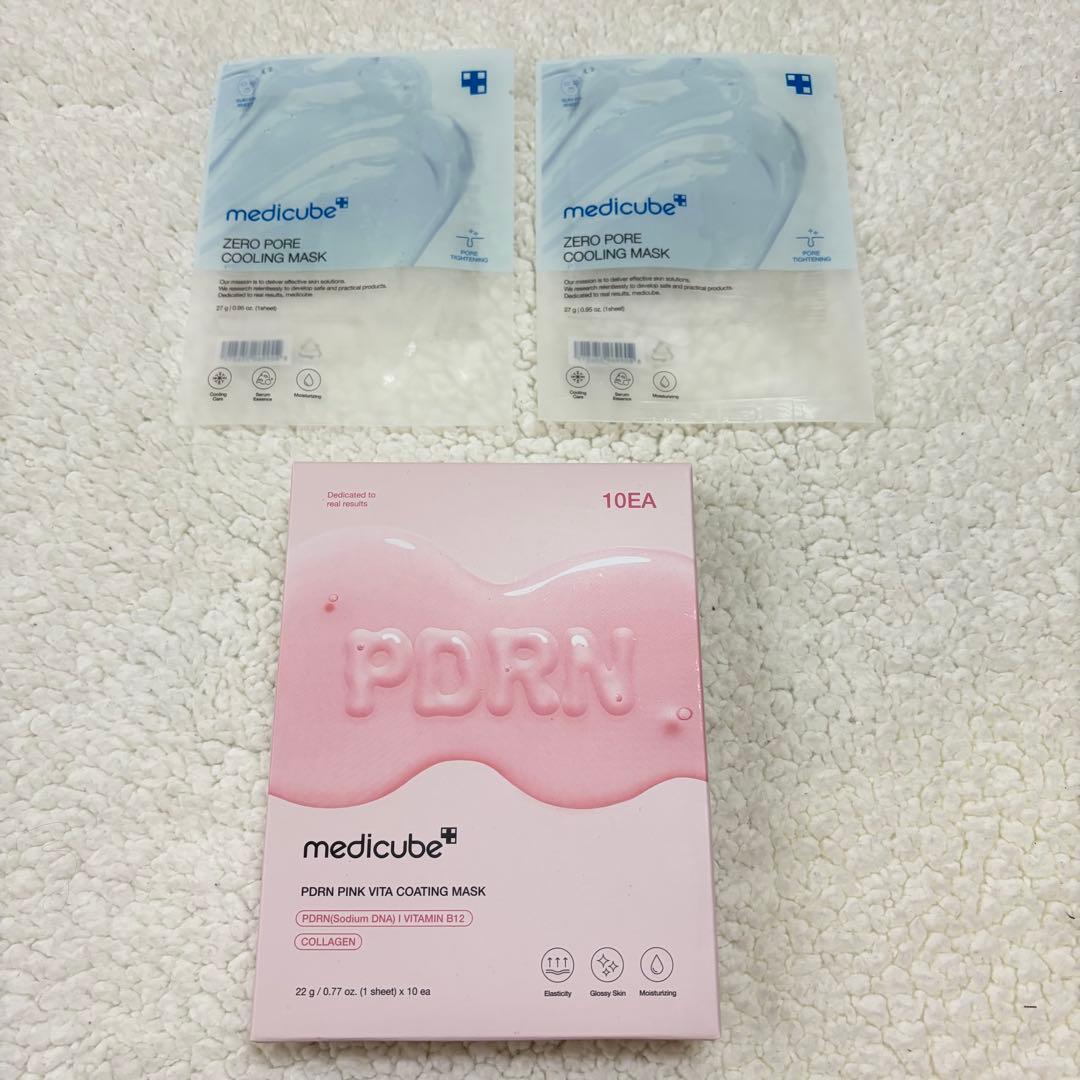 美品メディキューブ AGE-Rブースタープロ 美顔器 くまキャップ付きホワイト