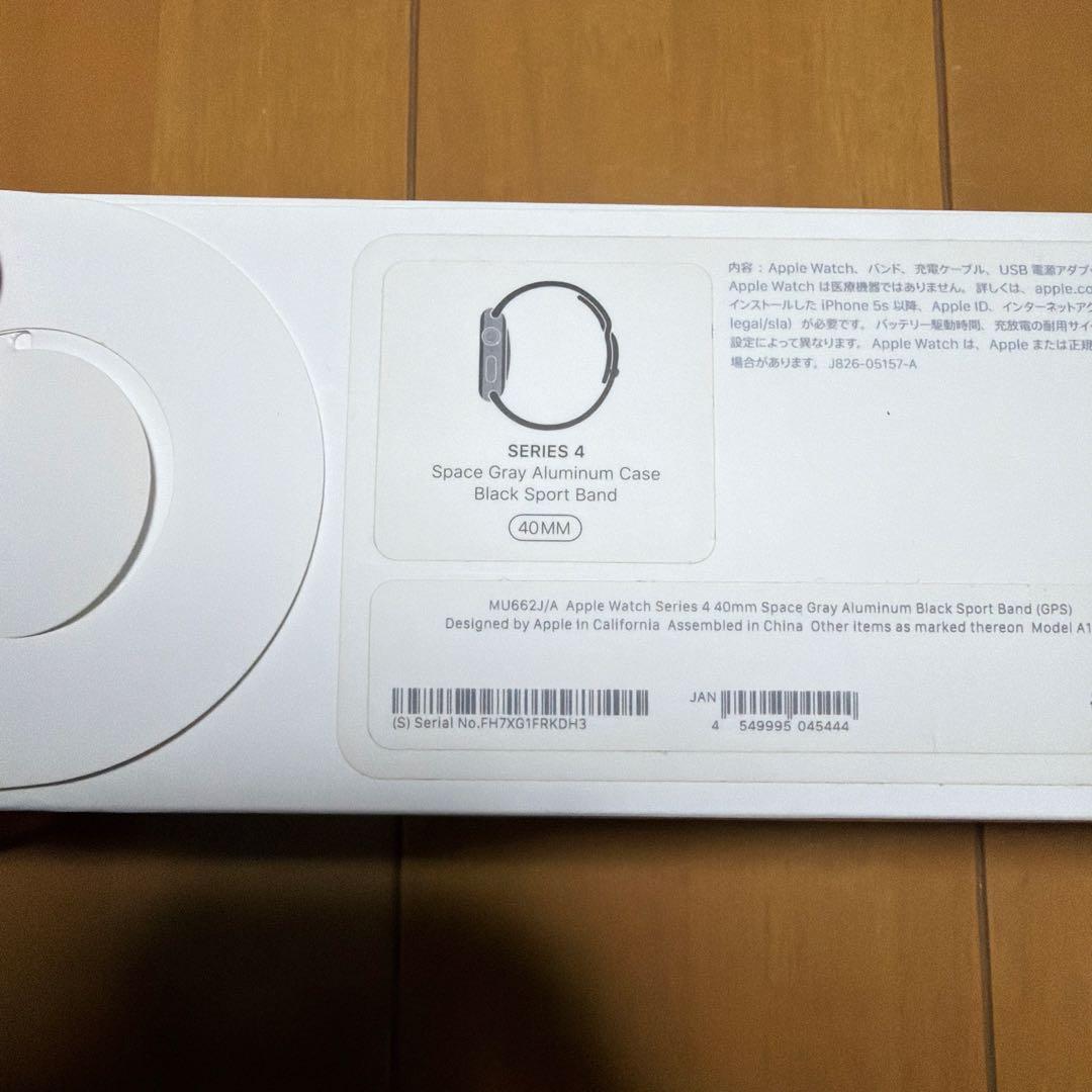 APPLE WATCH series4 40mm アップルウォッチシリーズ4 黒