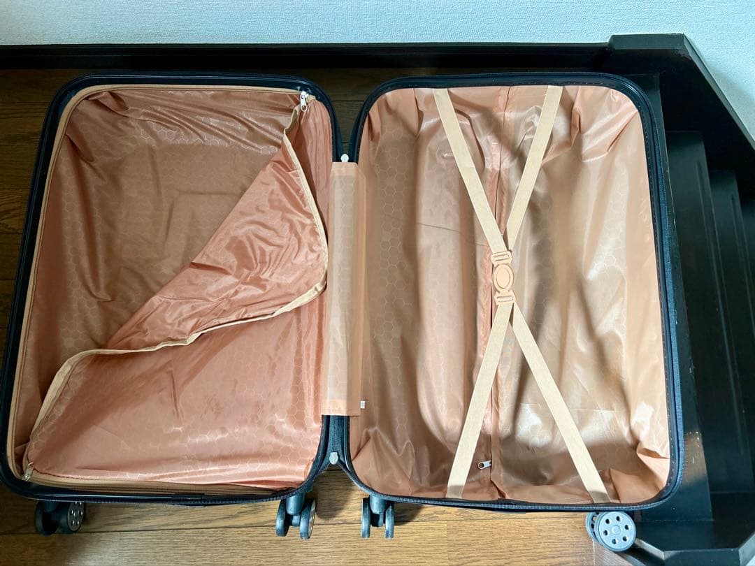 4点セット スーツケース シルバー 軽量 大型 機内持込 在庫処分 B品 旅行