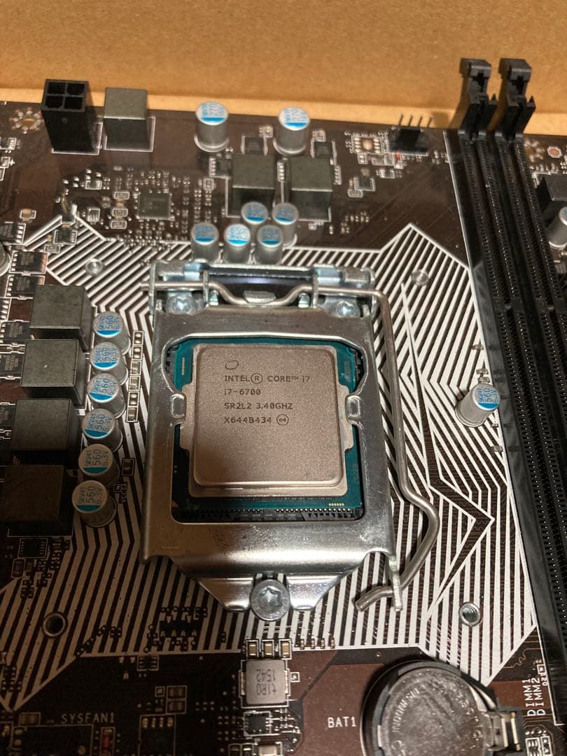 intel i7 6700 マザーボード　セット