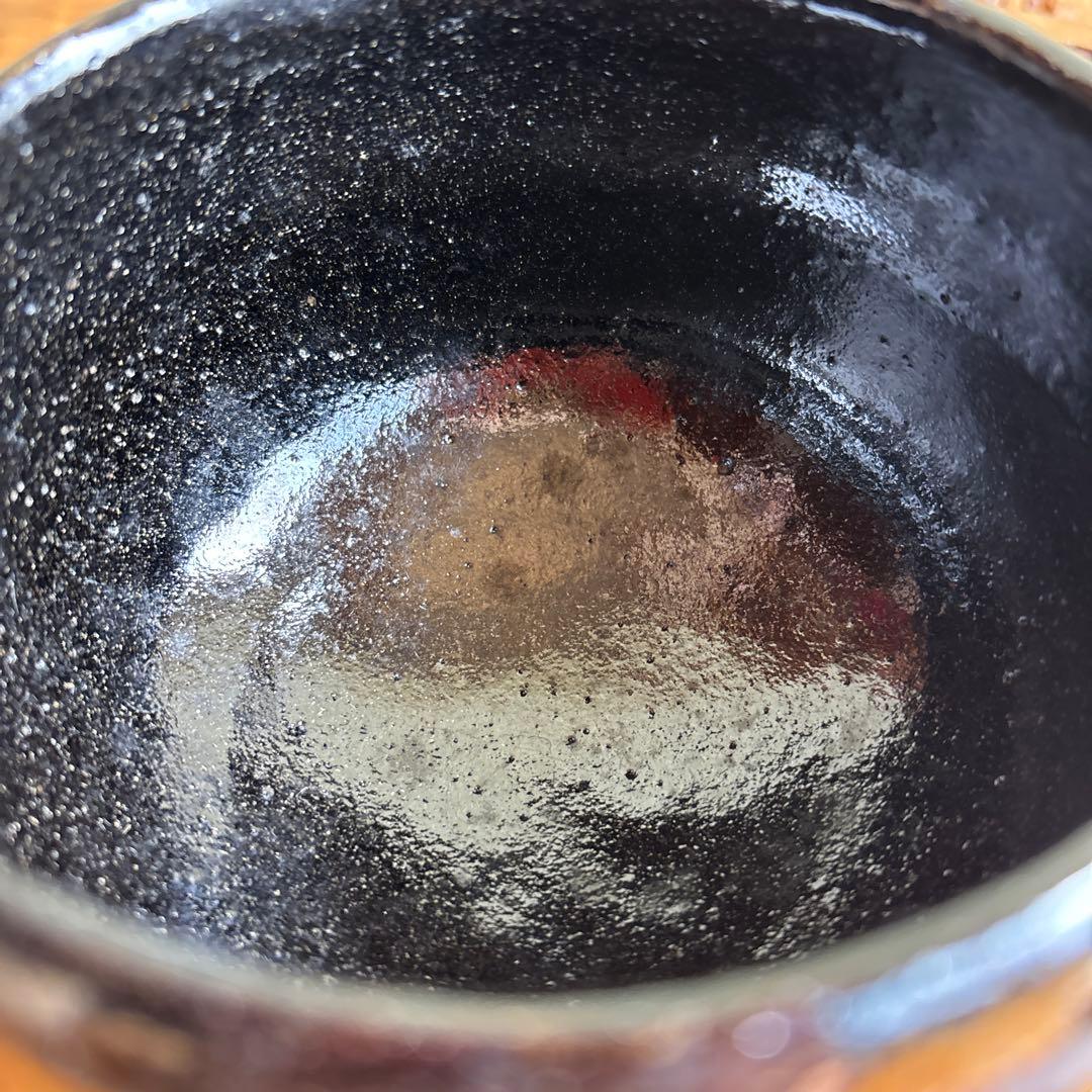 黒楽茶碗 昭楽造 楽焼 共箱 抹茶碗 茶道具