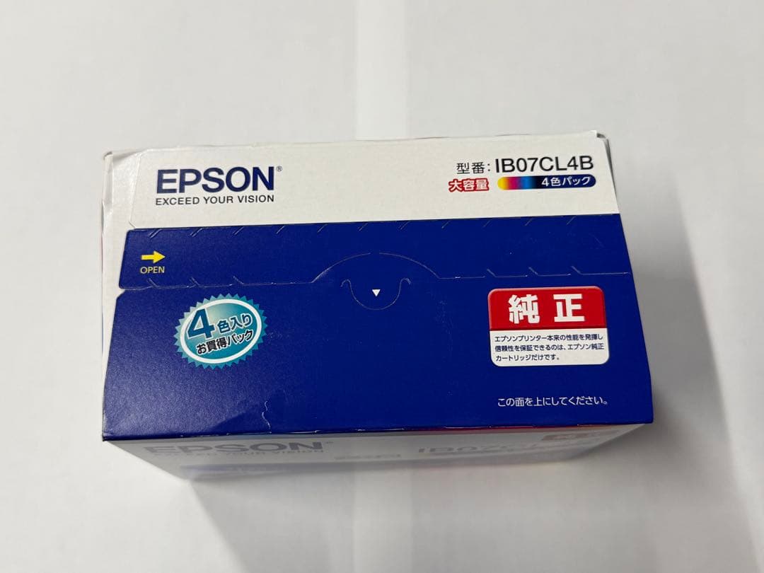 EPSON IB07CL4B 4色パック インクカートリッジ