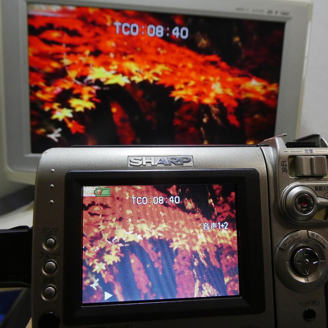 シャープ VL-NZ10【動作良好】 MiniDVビデオカメラ ダビングに最適