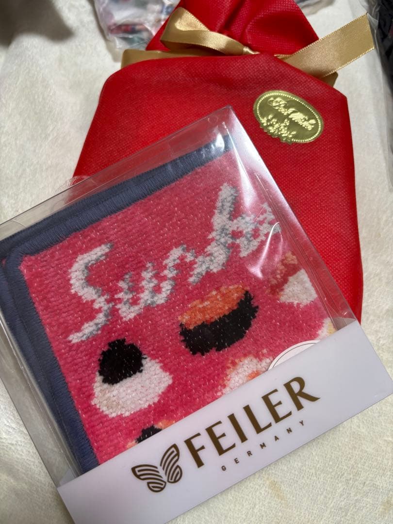 未開封FEILER 2枚セットJAL オリジナル SUSHI