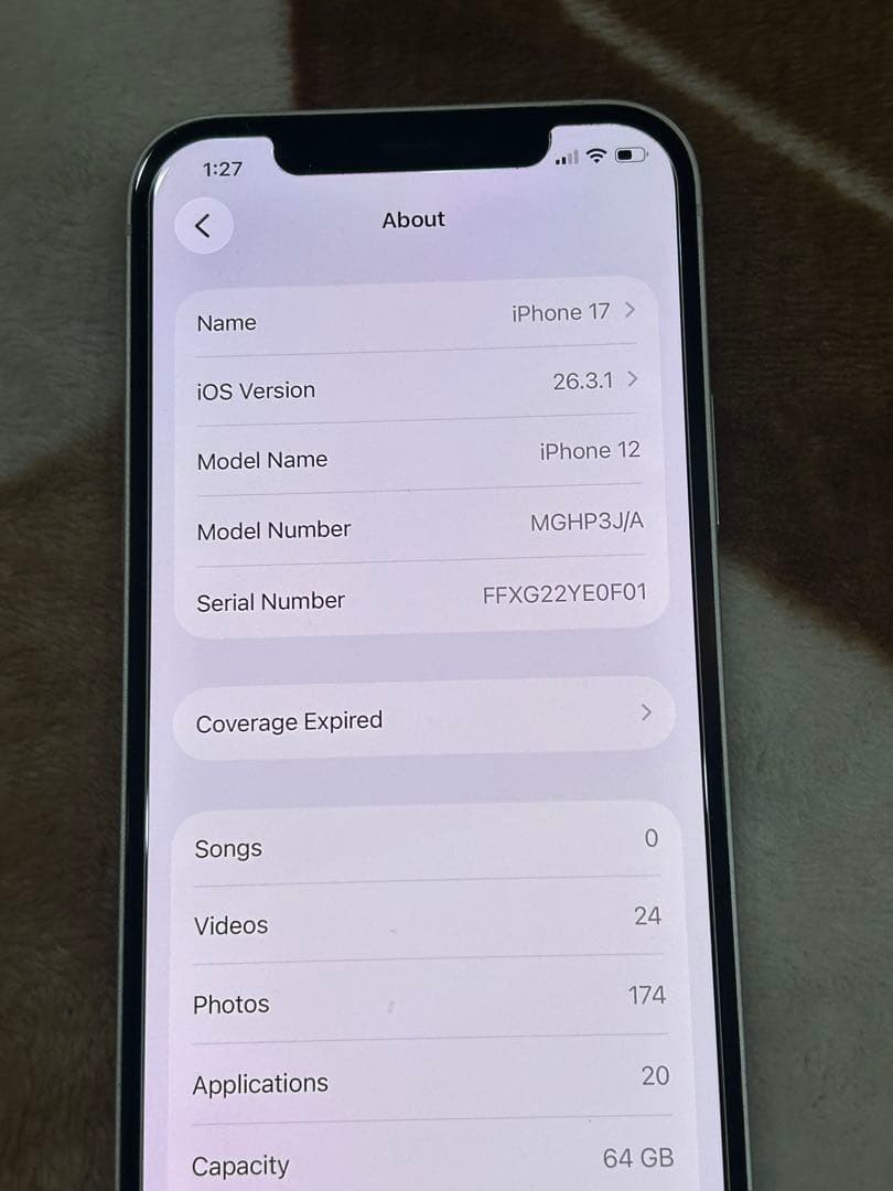 Apple iPhone 12 ホワイト 本体￼ ￼￼￼￼￼￼￼SIMフリ￼￼￼