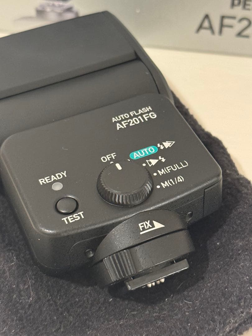 PENTAX AF201FG フラッシュ 美品