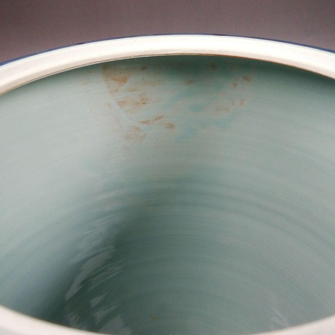 Ｗ２７７　水指　『祥瑞写　水指』『青雲窯　藤井邦幸 作』　共箱　茶道具