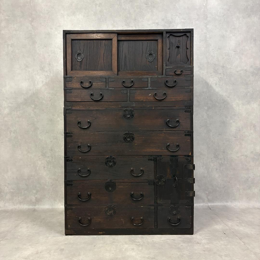 水屋箪笥　古家具　飾り棚　和家具