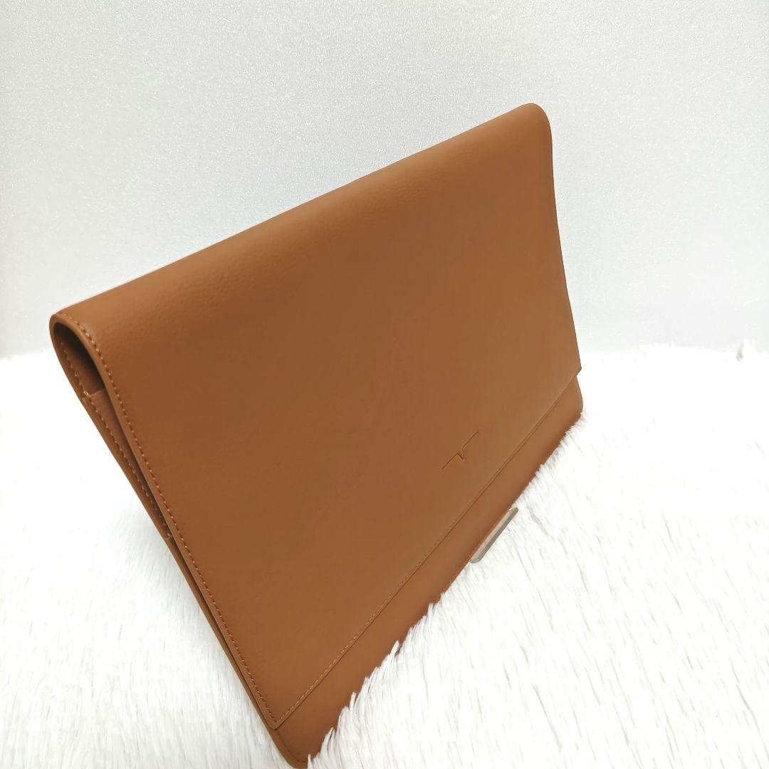 【美品】ヴォン・ホルツハウゼン MacBook用ケース　14インチ キャメル