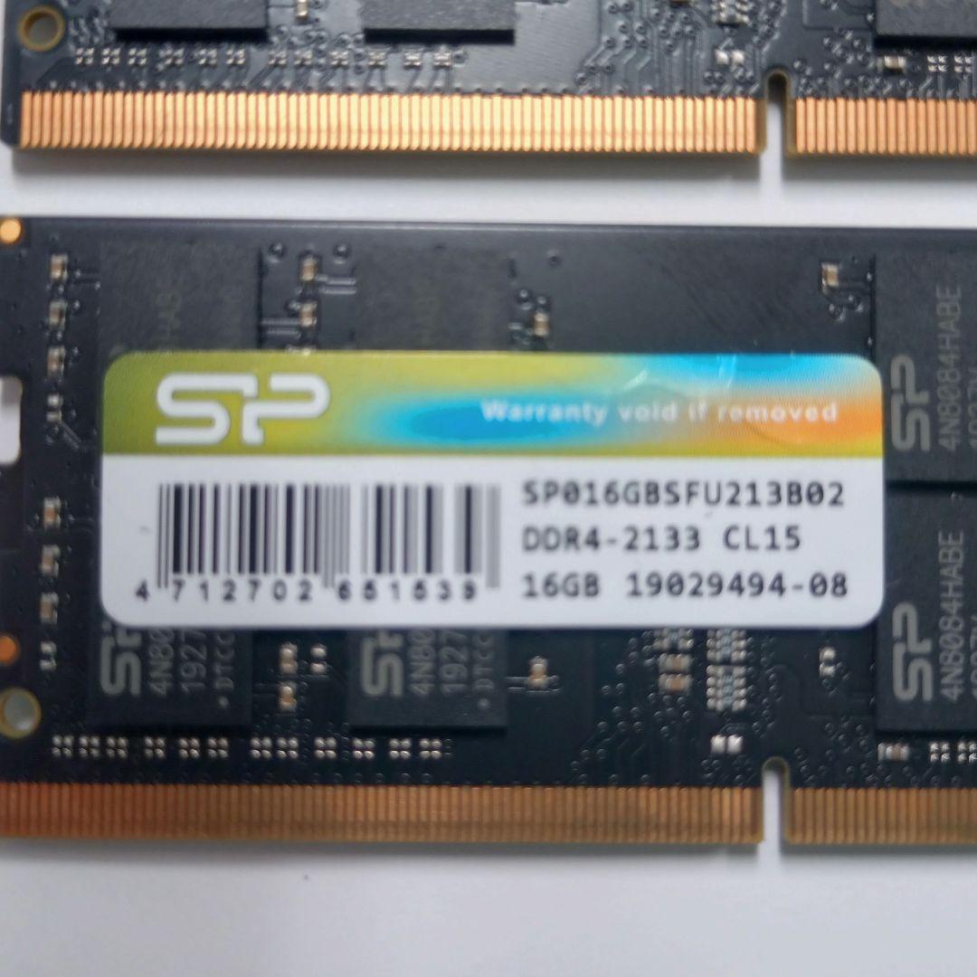シリコンパワー ノートPC用メモリ DDR4-2133 32GB(16GB×2)